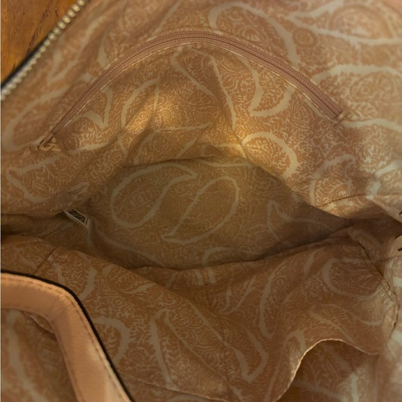 Vera Bradley Pink Sands Carry-All Quilted Leather Crossbody Handbag - Picture 6 of 12